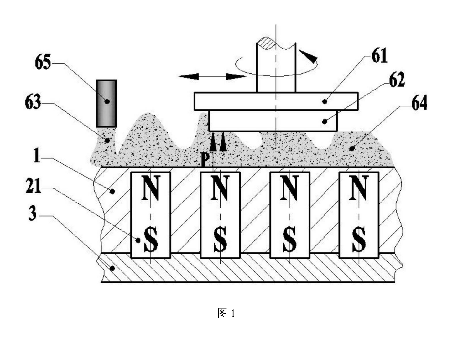 磁流变柔性抛光垫的动态磁场自锐抛光装置及其抛光方法