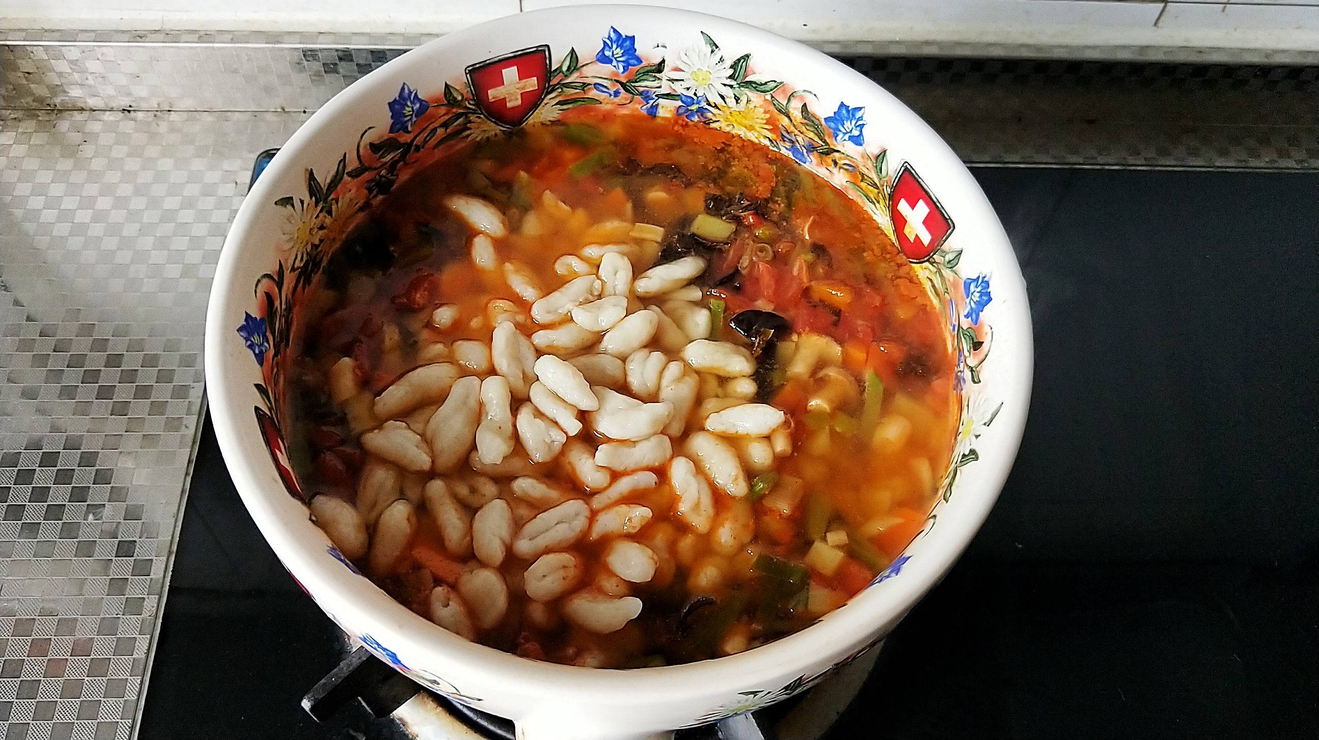 家常烩麻食
