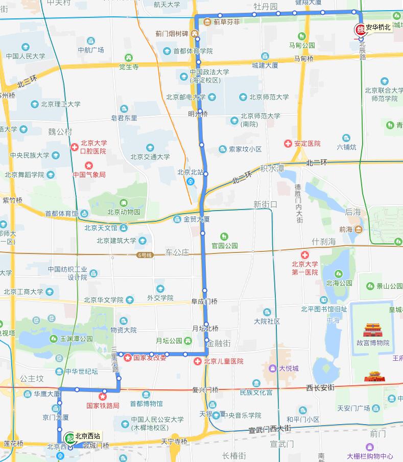 北京公交21路