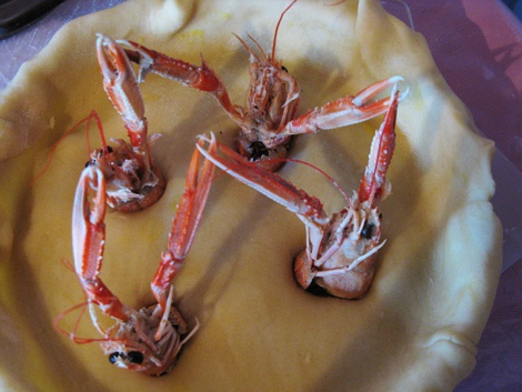  p data-id="go03vwqk0m">仰望星空,英国菜名stargazy pie,直译过来就