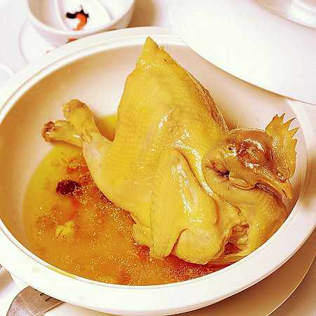 清蒸沙半鸡