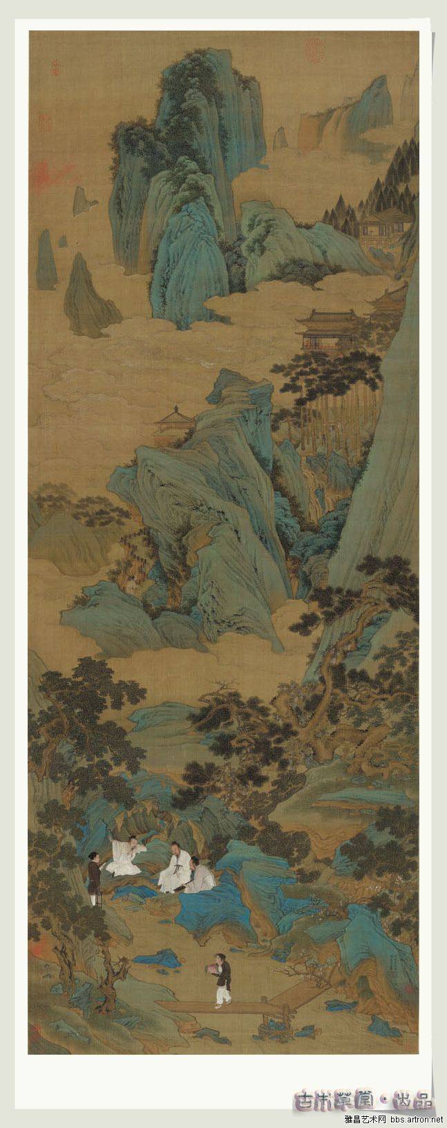 data-lemmaid="4802795">汉代 /a>,主要指的是画在绢,宣纸,帛上并加以