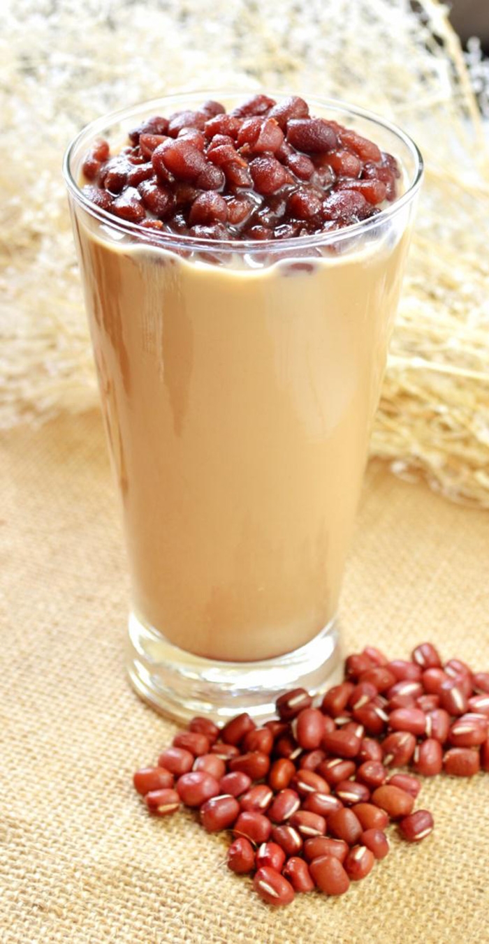 红豆奶茶