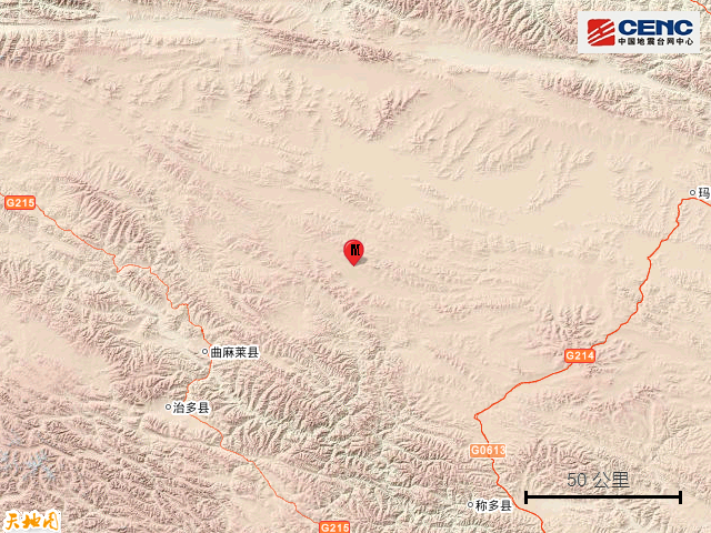 6·13青海玉树州称多县3.3级地震
