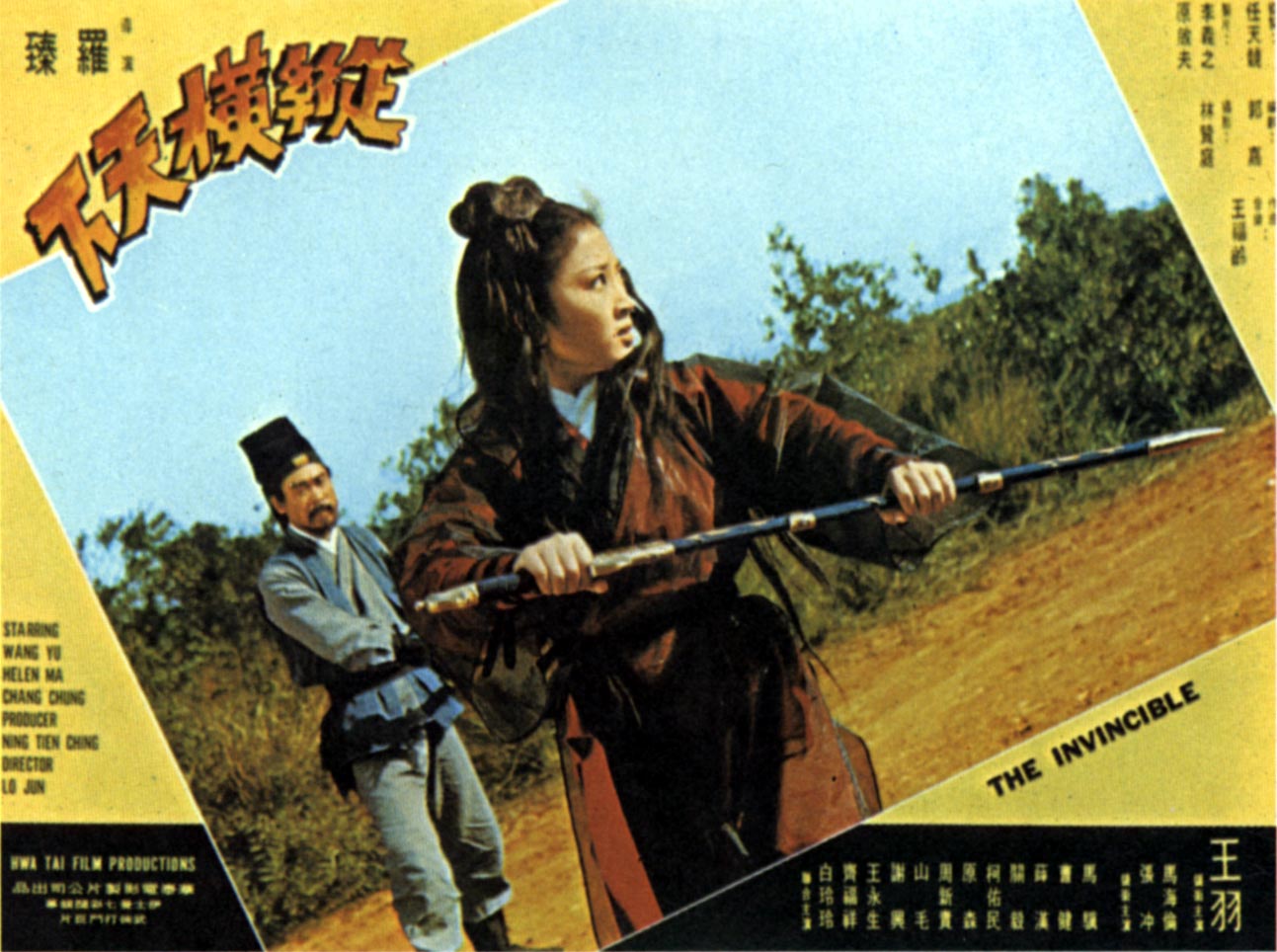 《纵横天下》是罗臻执导,王羽,马海伦等主演的武侠片, 影片于1972年7