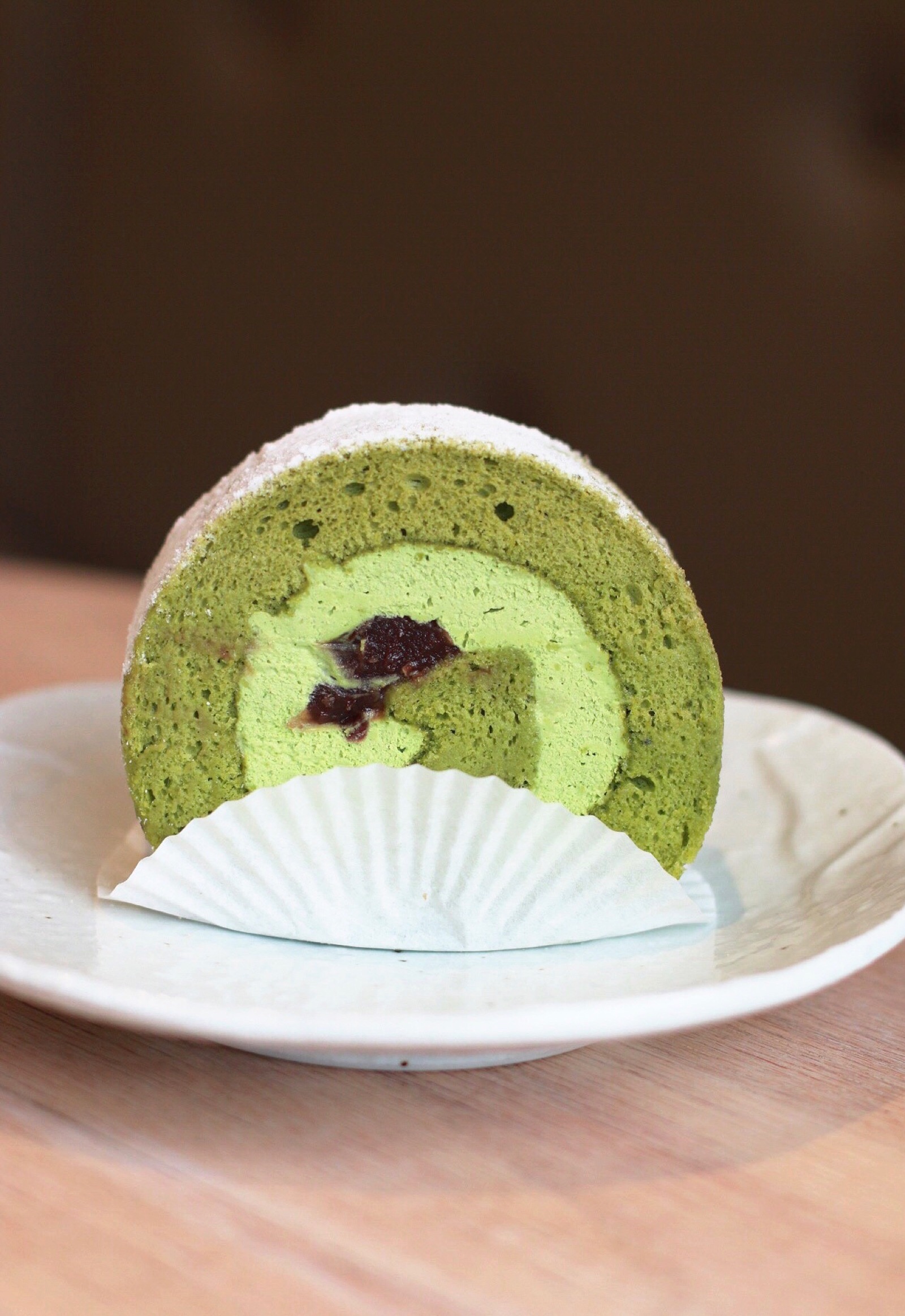 抹茶红豆糯米蛋糕