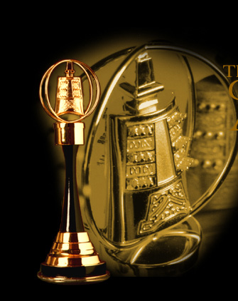  p>台湾电视金钟奖命名之由来,取自古文"编钟为中华古代教化之礼器