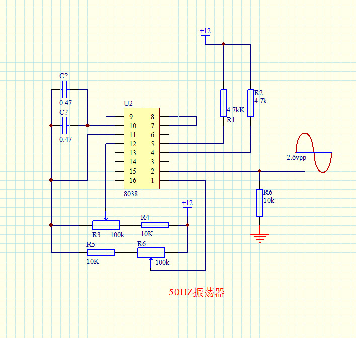  p>icl 8038 是一种具有多种波形输出的精密振荡集成电路, 只需调整