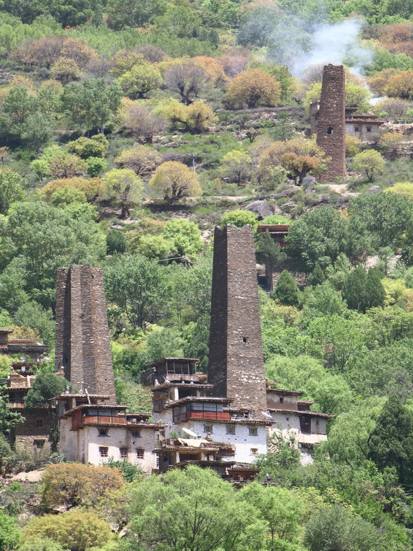  p>国家文物局,四川省政府在理县桃坪羌寨举行"羌族碉楼与村寨抢救