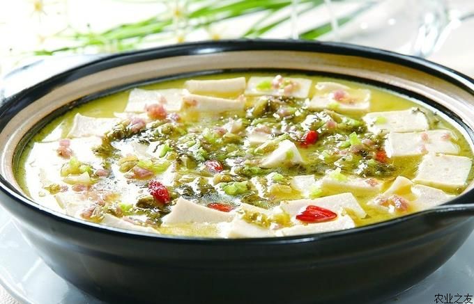 肉末雪菜炖豆腐
