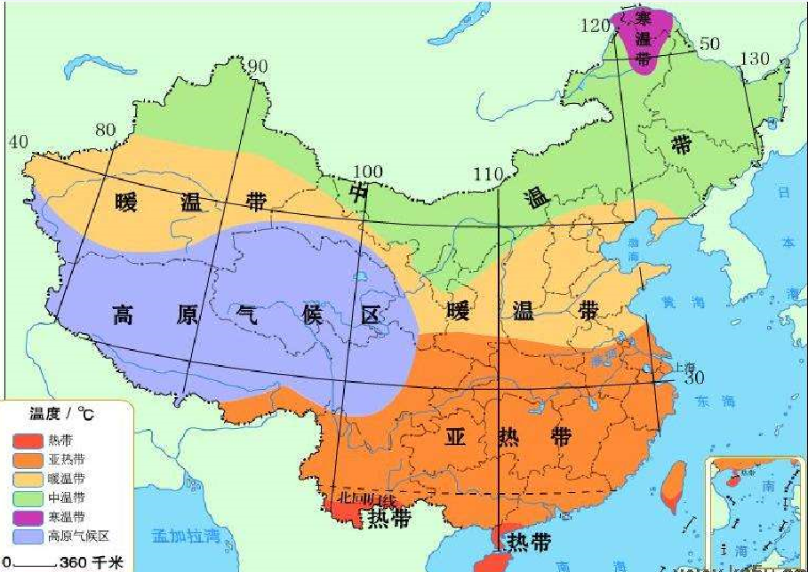  p>温带气候(temperate climate)的特点是冬冷夏热,冬,夏两季温差大