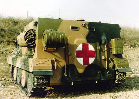 wz751型履带式装甲救护车