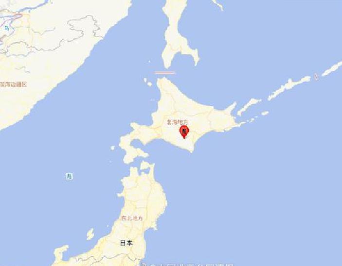  p>2019年4月28日1时24分,在日本北海道地区发生5.