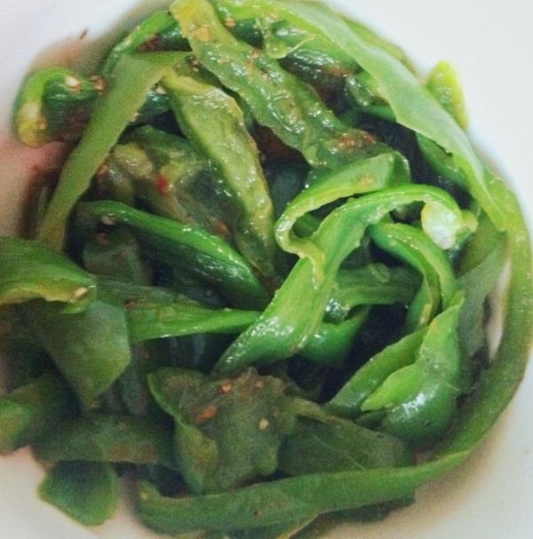 凉拌菜椒