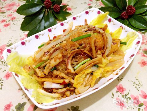 大白菜炒鱿鱼