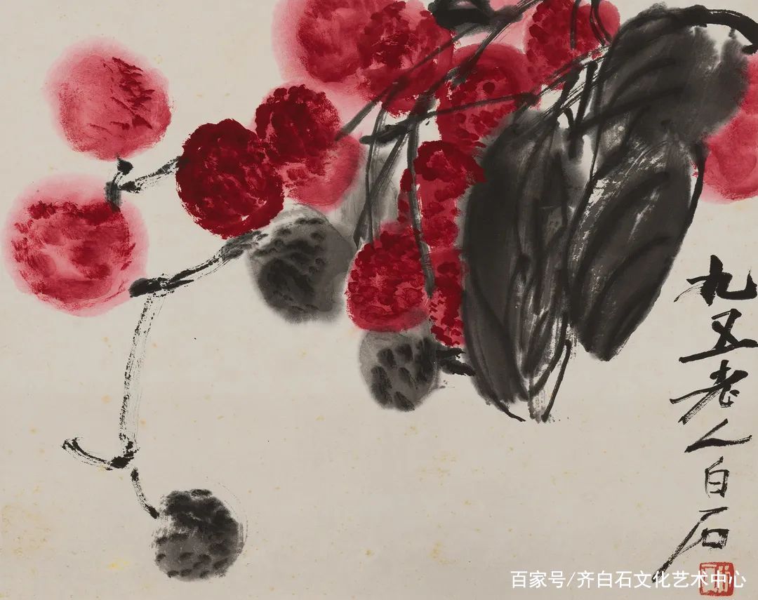 少白汤发周解味：北京荣宝库存的齐白石《花卉蔬果册》好在哪里_