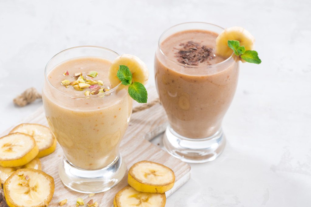 香蕉巧克力奶昔