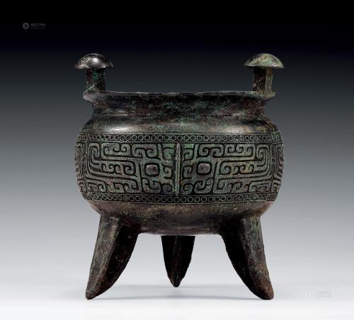 古代中国青銅器　斝　酒器 斝（中国古代盛酒器）_百度百科