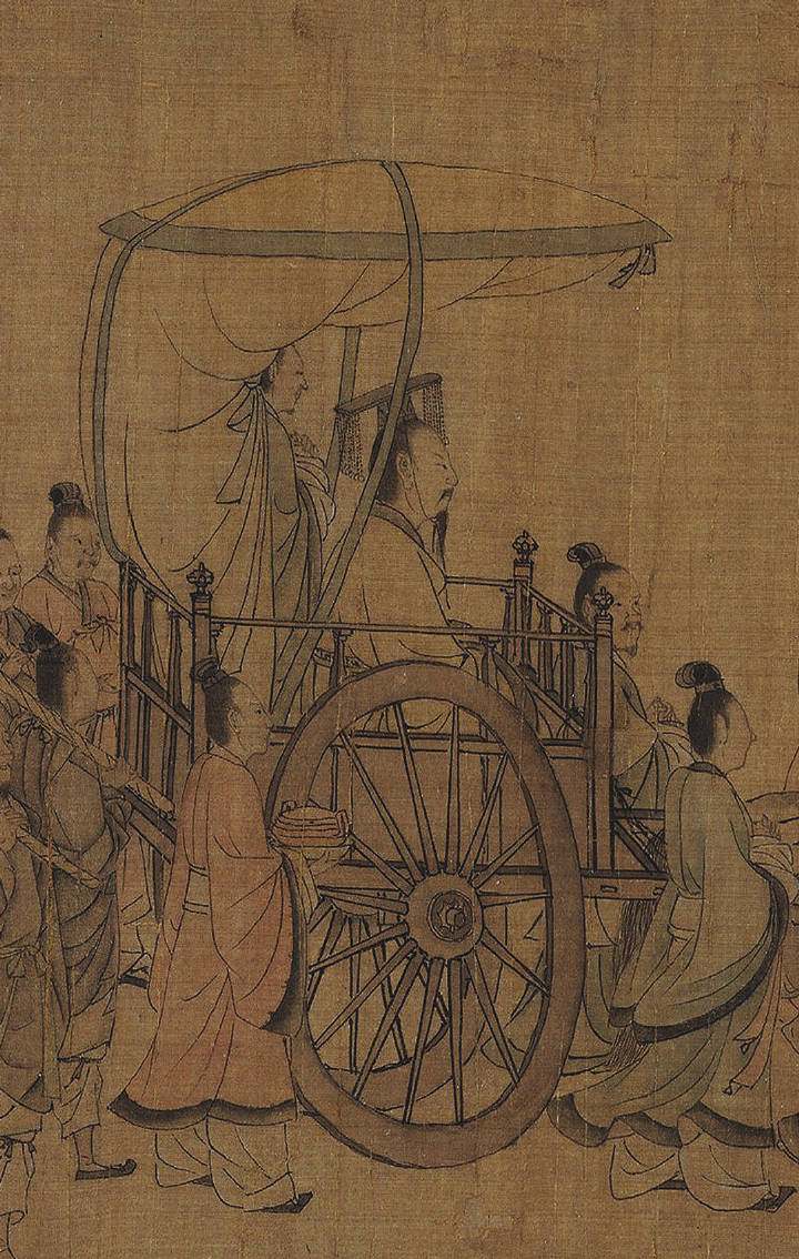 南宋李唐的《晋文公复国图》，人物形象生动逼真_百科TA说