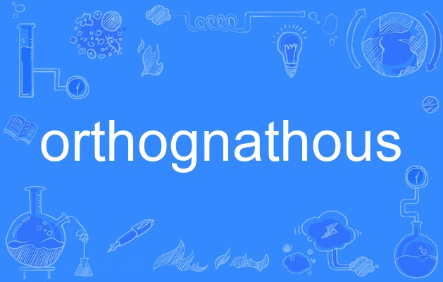orthognathous