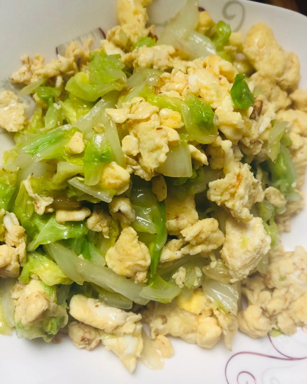 白菜炒鸡蛋