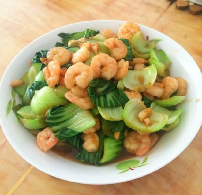 油菜虾仁