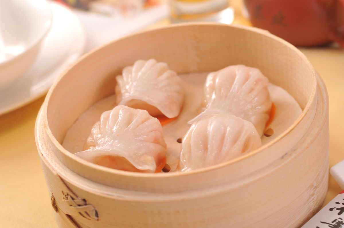 花样水晶虾饺
