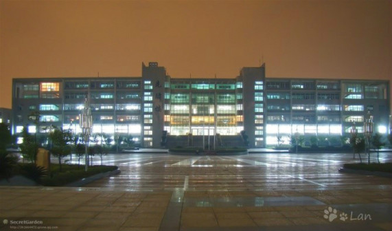 先骕楼夜景图