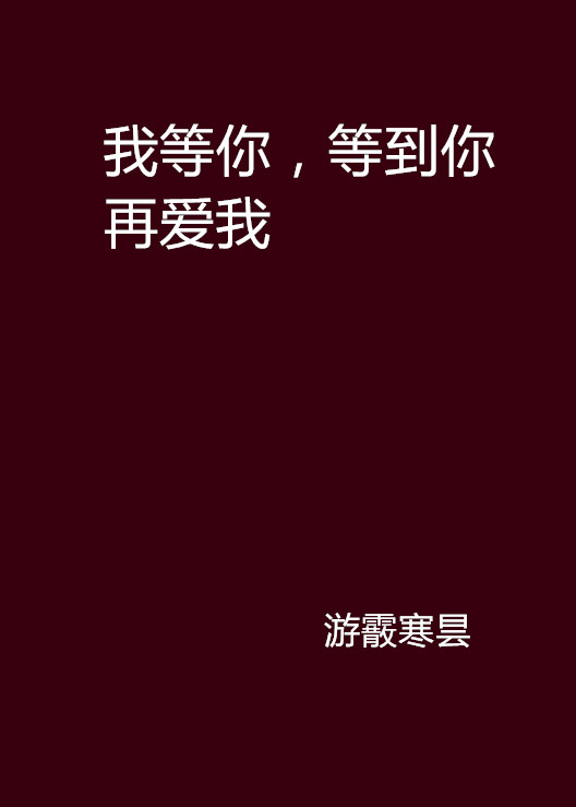 我等你,等到你再爱我