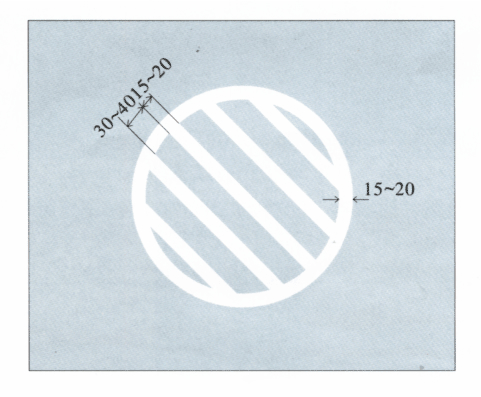 中心的斜纹填充的白色圆形或 a target="_blank" href="/item/菱形