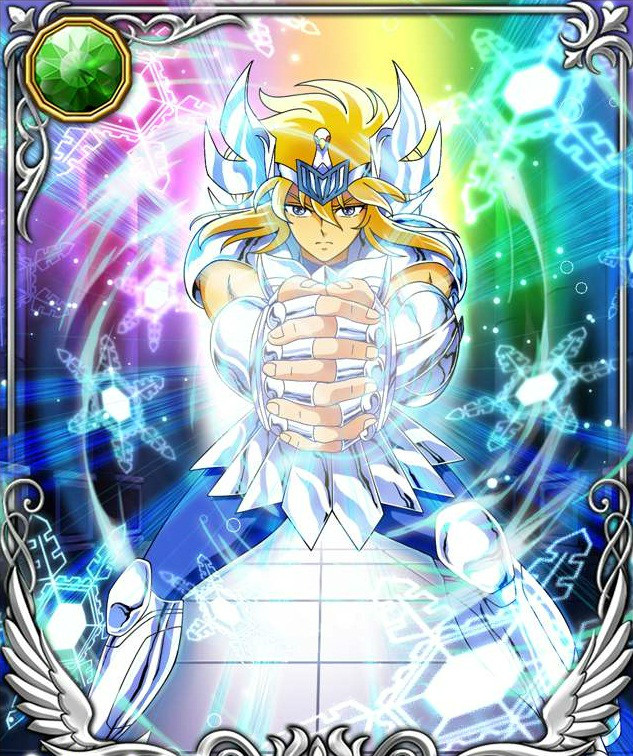 在东西伯利亚的永久冻土上训练为圣斗士,师父是水瓶座黄金圣斗士卡妙 