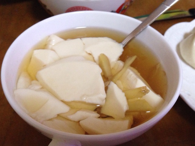 甜姜豆腐
