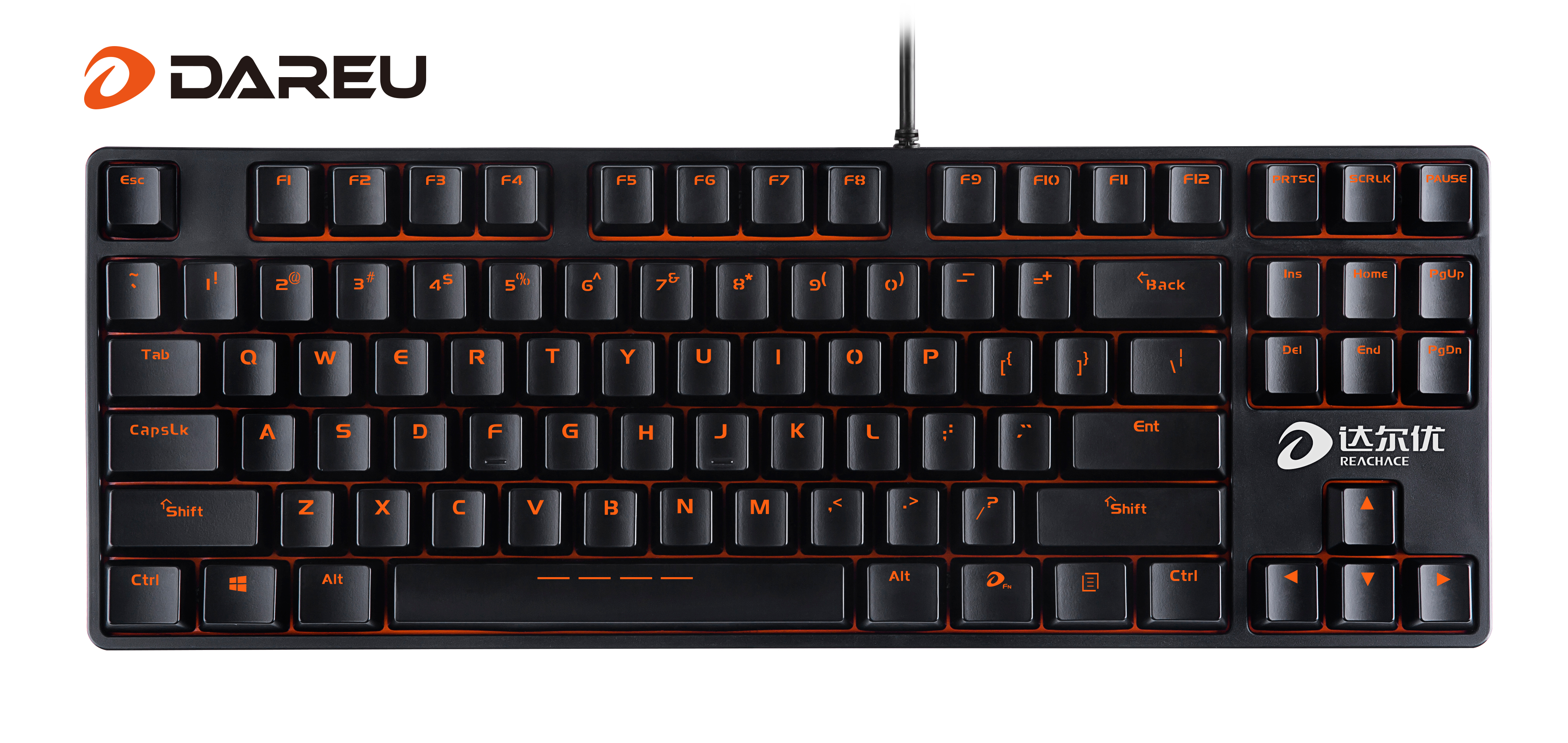 达尔优dk87机械键盘