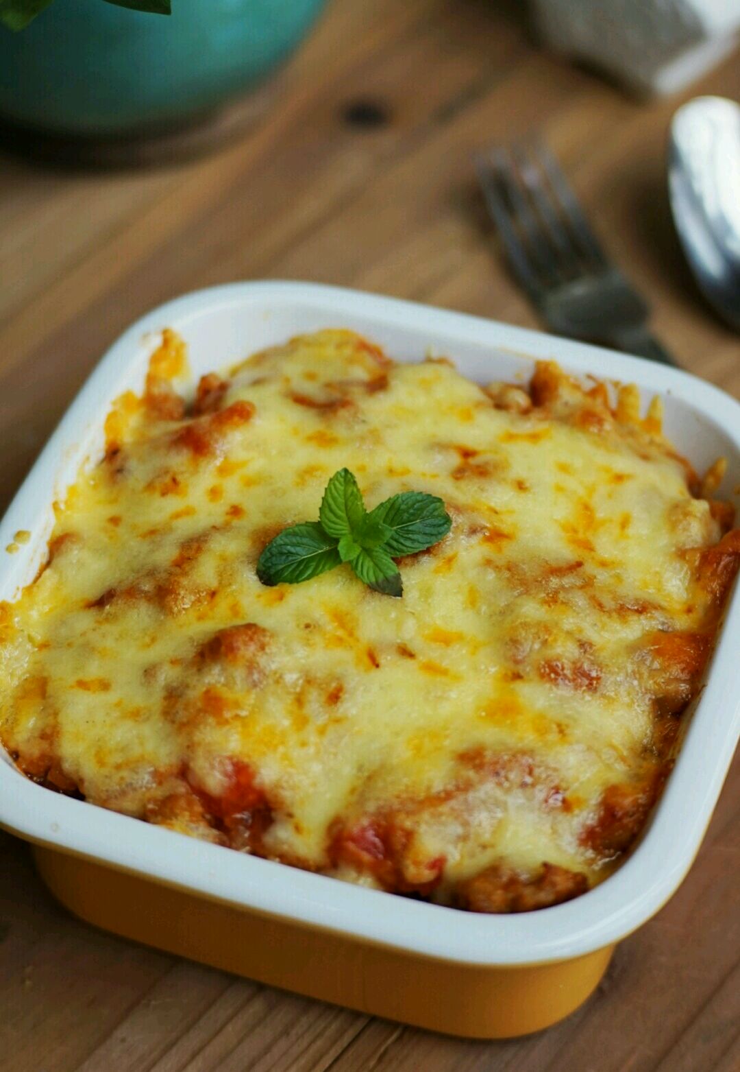 番茄肉酱奶酪焗饭