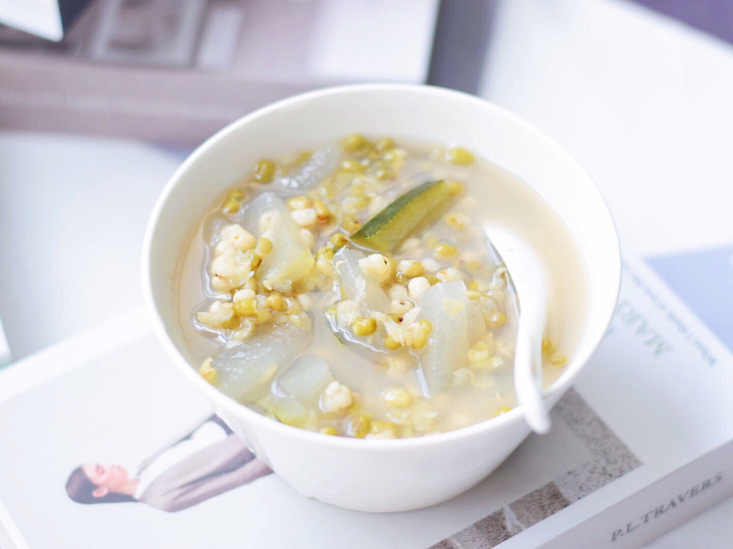 莲子冬瓜绿豆汤