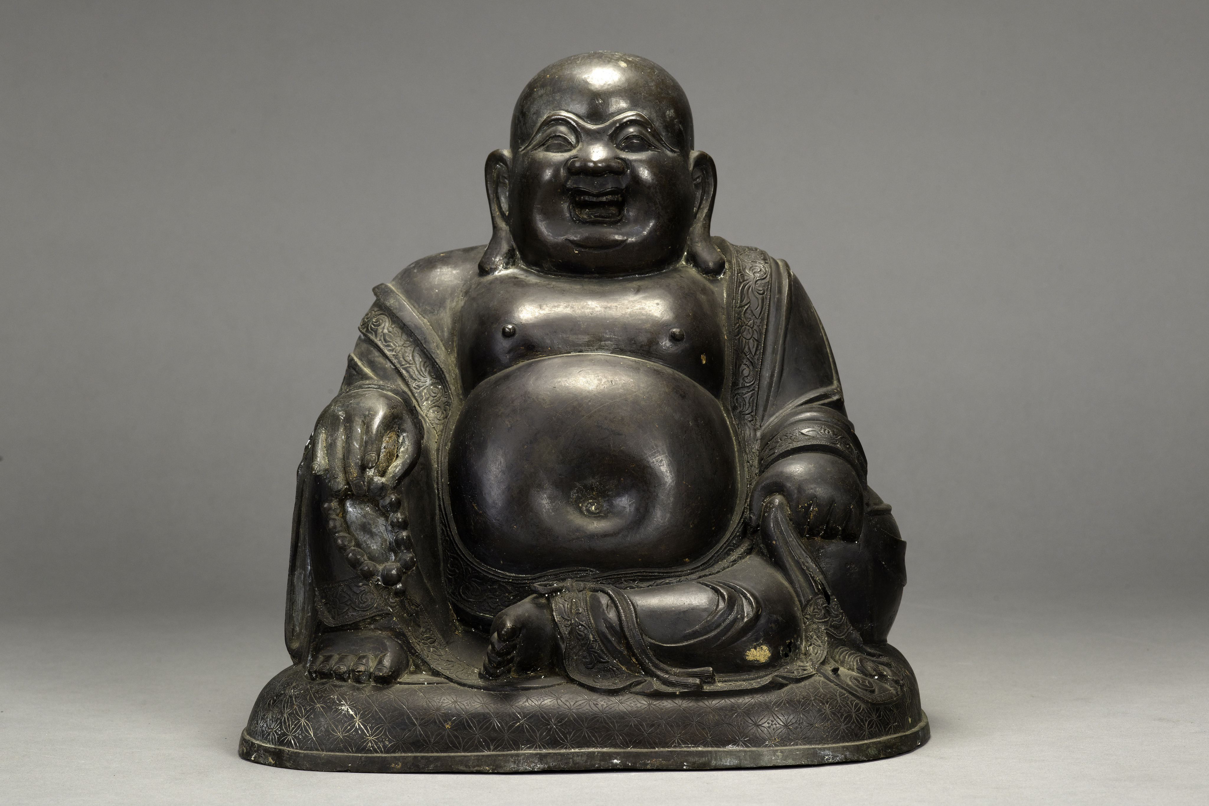 清弥勒佛(布袋和尚)像