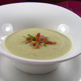 奶油花菜火腿浓汤