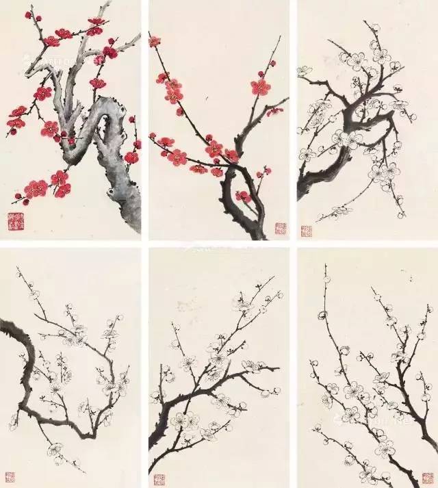 10位国画名家，30幅梅花画作，配上梅花诗词，好美_百科TA说