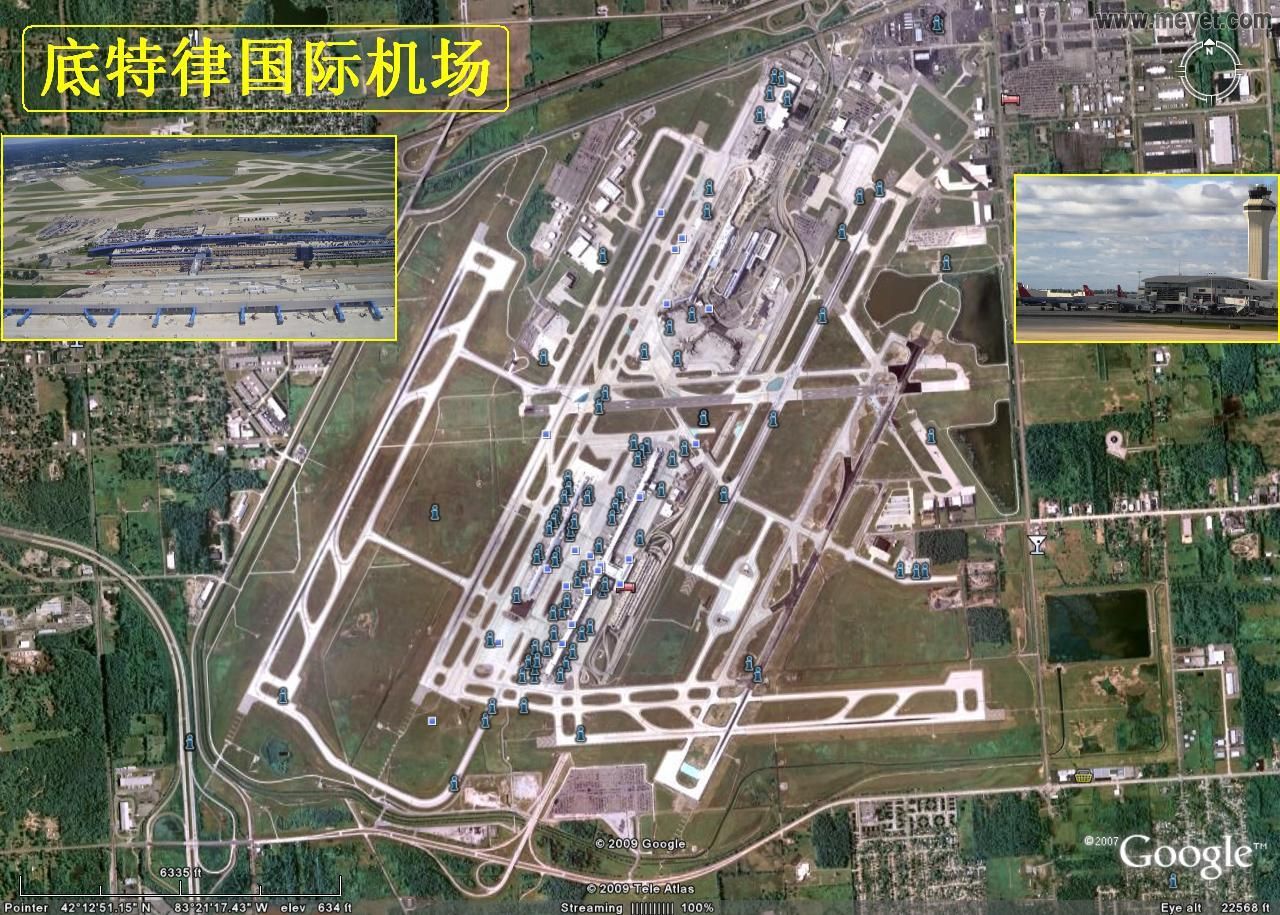 底特律韦内县大都会机场