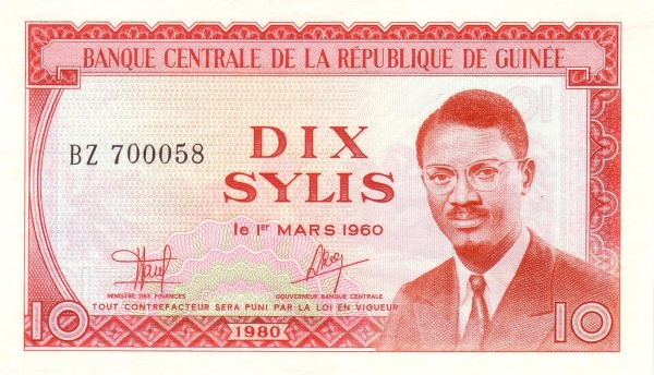 t0">几内亚法郎(guinea franc)原称:几内亚西里(guinean syli) 原符号