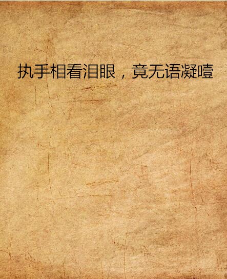 执手相看泪眼,竟无语凝噎