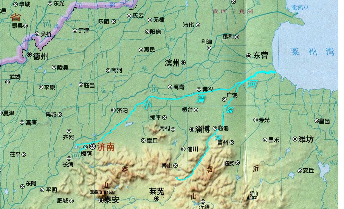  p data-id="gnwfxfm3xi">小清河,黄河流域山东省中部渤海水系河流,源