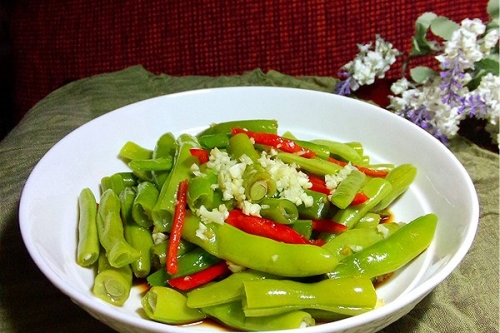 蒜泥四季豆