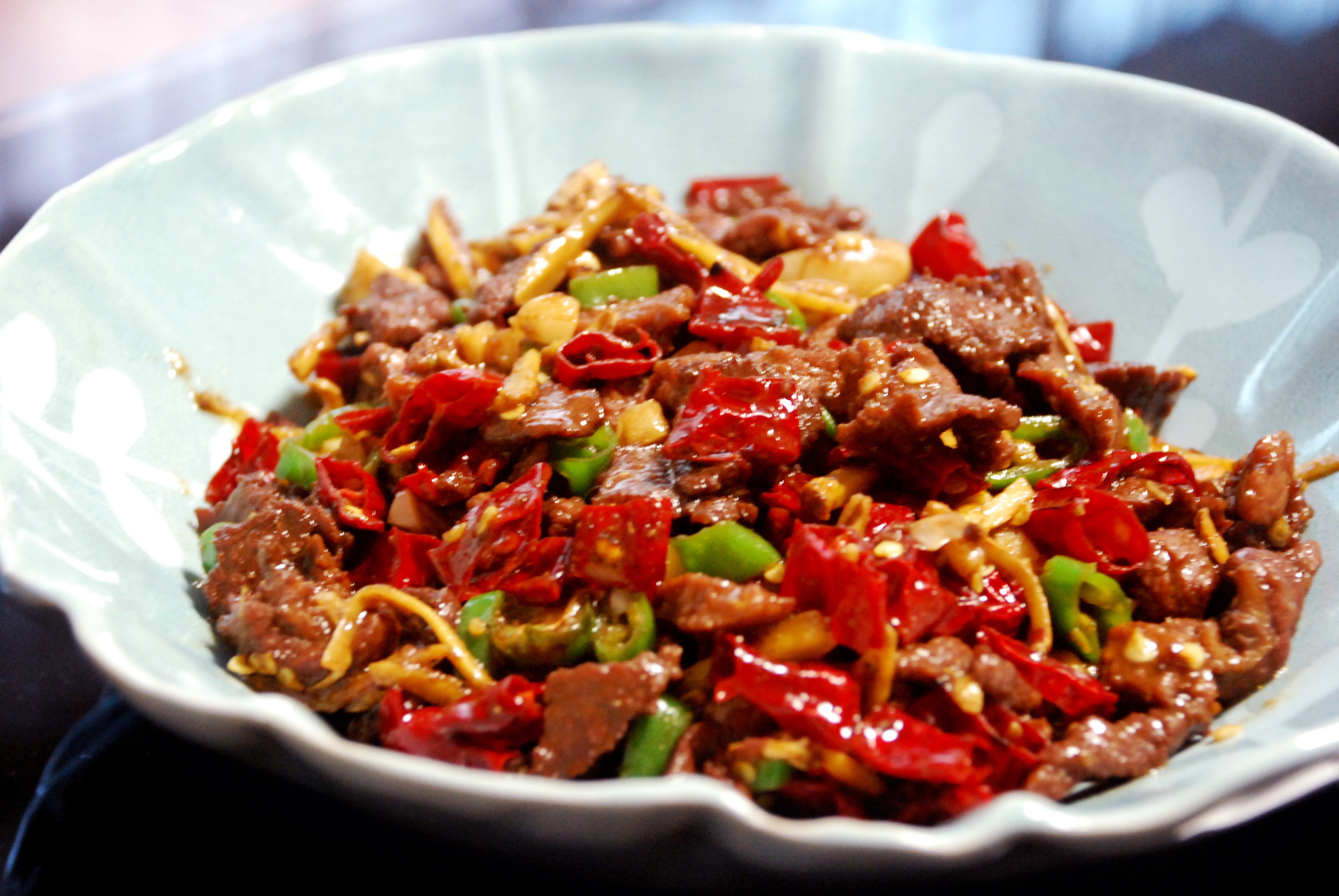 家常牛肉小炒