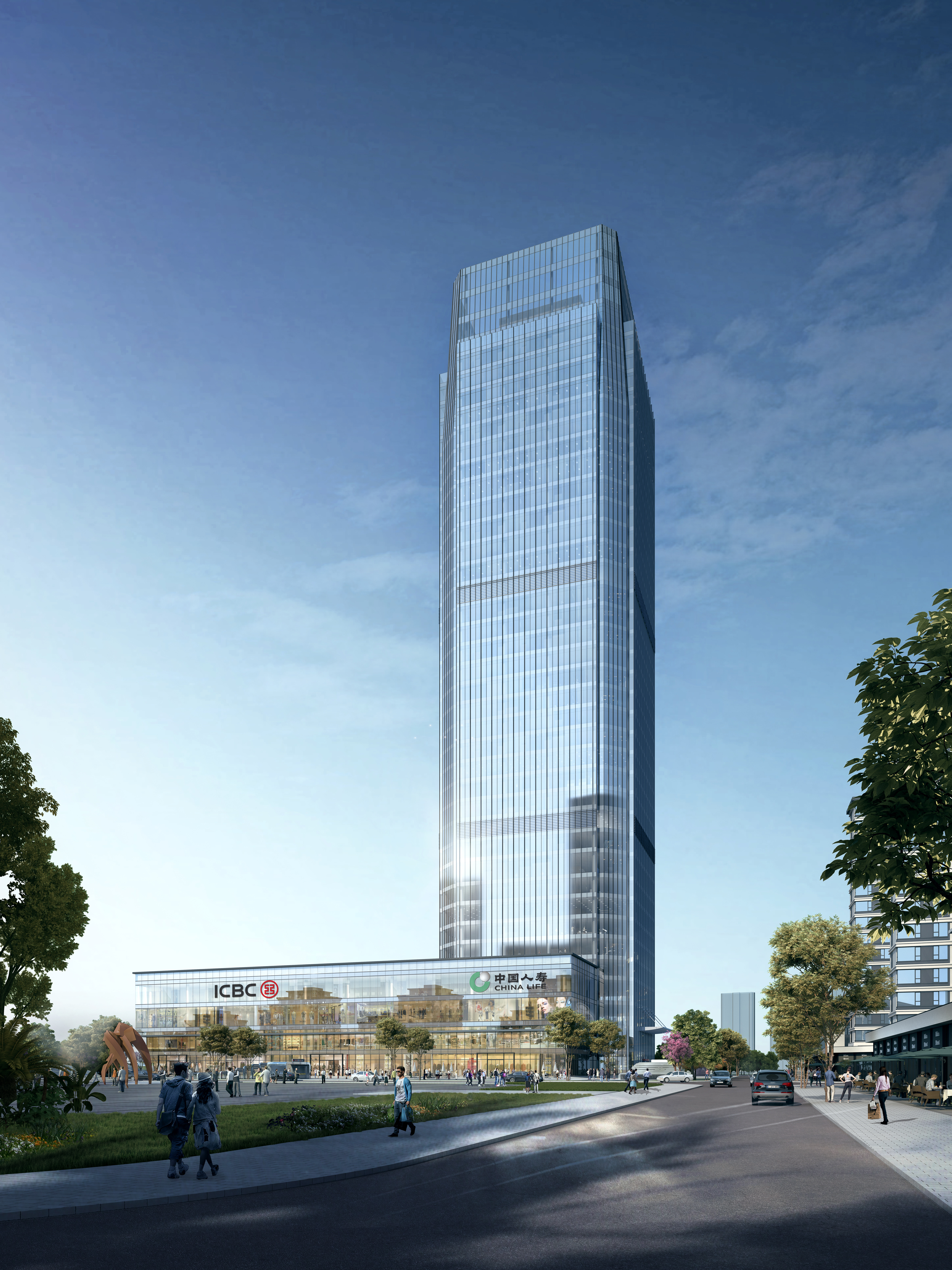 天台总部经济大楼