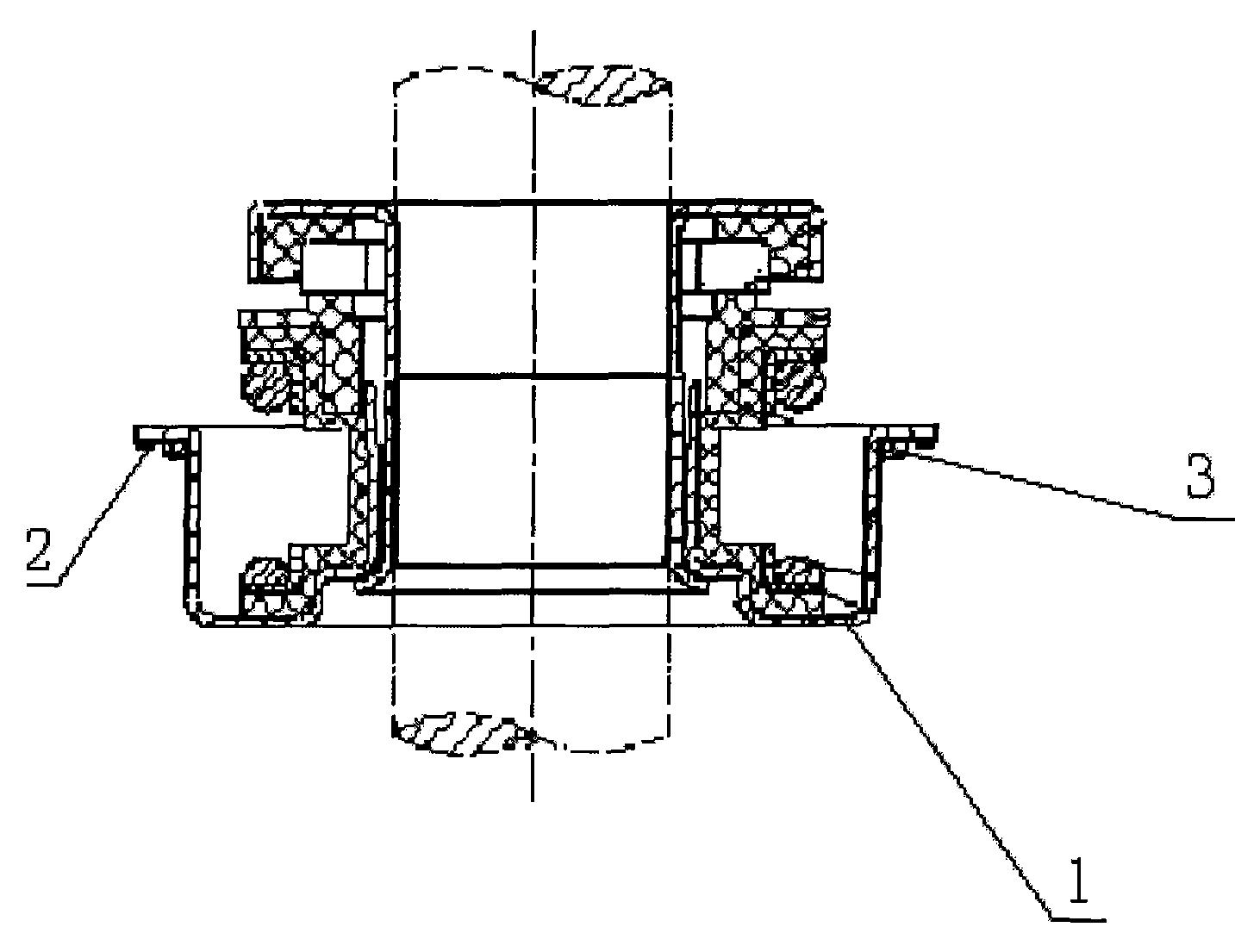 一种汽车水泵壳体的水封结构密封方法