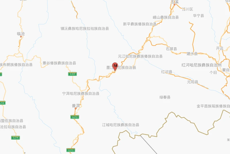 8月1日6时53分云南普洱市墨江县发生3.5级地震