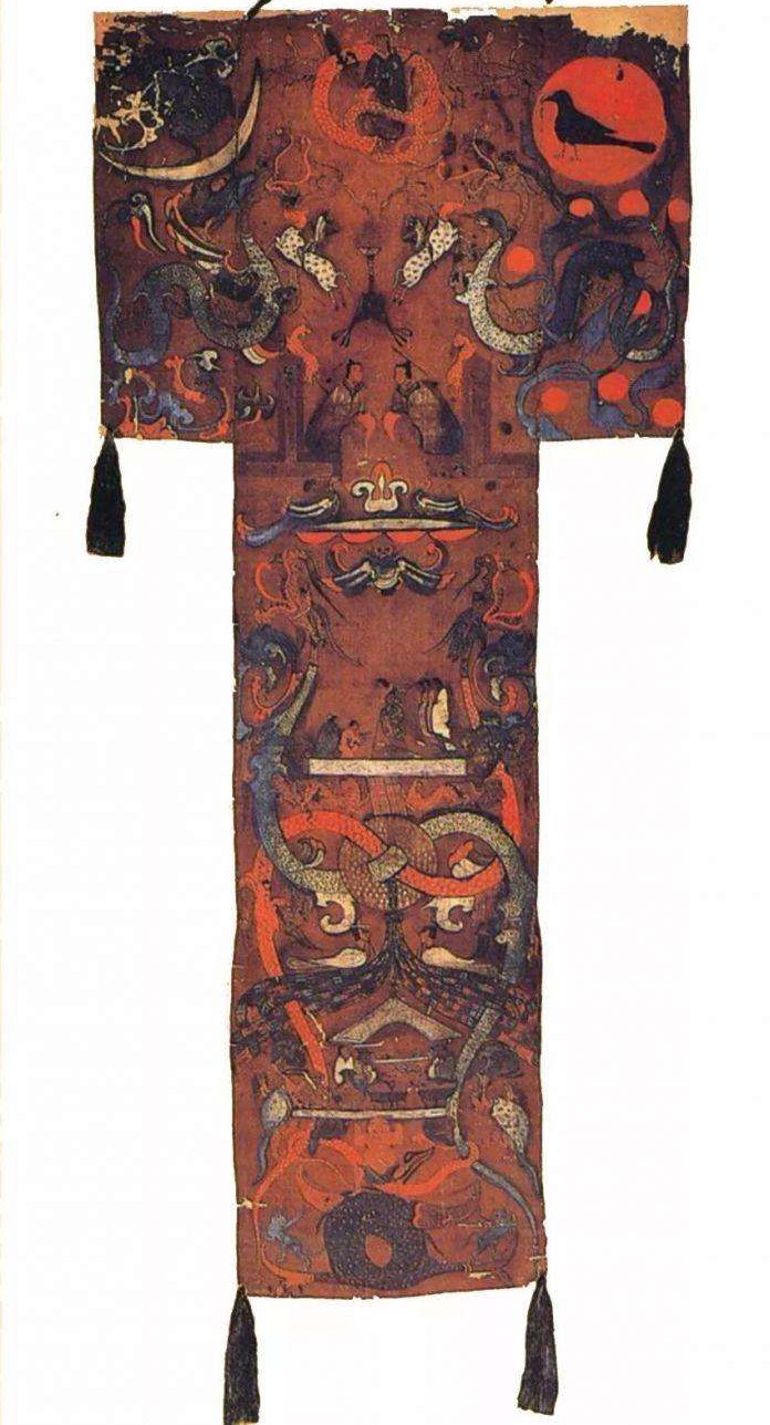 马王堆t型非衣帛画