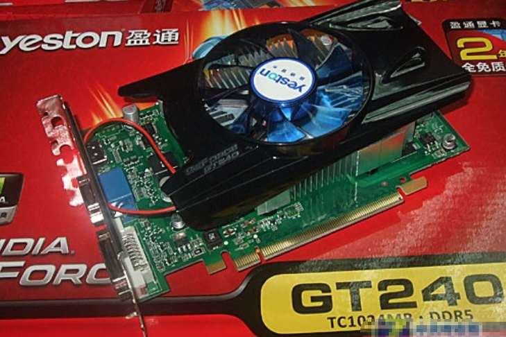 盈通gt240-tc1024gd5豪华版