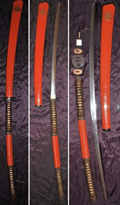 【血翎天狼】 武具　刀装具　日本刀　模造刀 武士道 鋼刀 冷兵器 手鍛造打 血翎天狼】 武具 刀装具 日本刀 模造刀 武士道 鋼刀 冷兵器